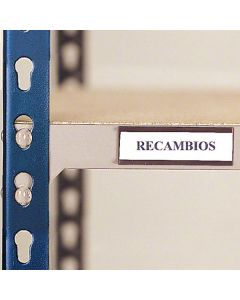 Etiquetas magnéticas para estantes para cargas médias e leves